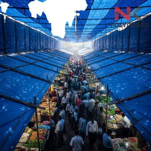 Lona Resistente a Desgarros para Techos de Mercado al Aire Libre con Ojales, Lona para Techos de Mercado de Tamaño Personalizado, Fabricante de Lonas para Techos de Mercado - Product Image 3