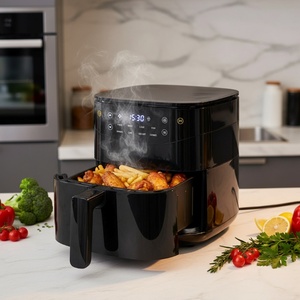 หม้อทอดไร้น้ำมันไฟฟ้าขนาดเล็ก Sudex พร้อมเคลือบสารกันติด ทำความสะอาดง่าย ปรุงอาหารเพื่อสุขภาพ ประหยัดพื้นที่ จอแสดงผล LCD อเนกประสงค์ - Product Image 4