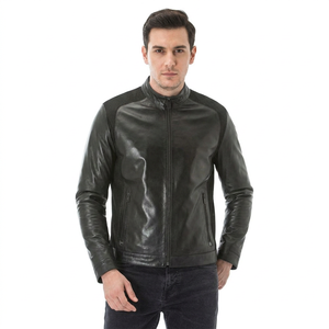 High Quality <b>Men's</b> <b>Leather</b> <b>Jacket</b> Latest Design Best Selling in Different Colors Season Winter <b>jacket</b> for <b>men</b> - Product Image 6