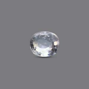 Natural White Zircon 4.1 Carat Loose Gemstone for Fine Jewelry - Product Image 1