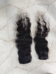Extensiones de Cabello Natural Indio Remy de Alta Calidad con Base de Seda de Estilo Liso y Nudos Invisibles para Peluquín de Mujer - Product Image 3