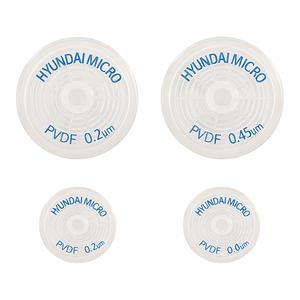 Filtro de Jeringa de Laboratorio de 13 mm y 0.20 m, PVDF Hidrófilo de Hyundai Micro para Filtración Acuosa - Product Image 3