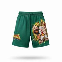 Shorts pour hommes à taille élastique, style streetwear, imprimés par sublimation, 100% coton, séchage rapide, écologiques, dernier design