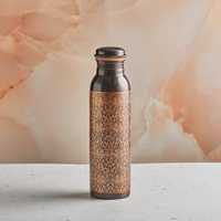Bouteille en cuivre PC 1000 ml sans BPA, écologique, compatible lave-vaisselle, avec couvercle, pour le cyclisme, le camping, la maison, le bureau, les adultes, les sports