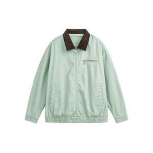 Chaqueta de sarga de algodón para hombre, diseño casual de alta calidad y personalizado, tela suave y transpirable para atletas profesionales - Product Image 2