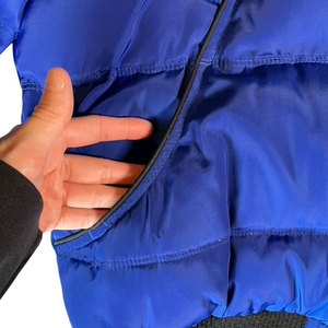 Veste matelassée légère et pliable pour homme, prix abordable, OEM, avec logo personnalisé et capuche, pour l'hiver - Product Image 2