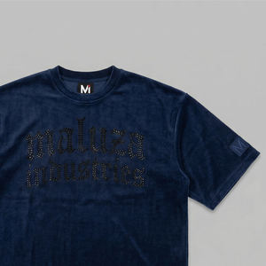 Camiseta Casual de Lujo con Logotipo de Diamantes de Imitación, Estilo Gótico, Urbano y Hip Hop, MALUZA INDUSTRIES - Product Image 2