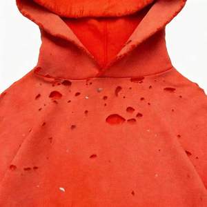 Autumn American Streetwear Brand High Street Hooded Fleece <b>Sweatshirt</b> Loose Zipper Cardigan Men Solid 100% 3D <b>Embroidery</b> new - Product Image 3
