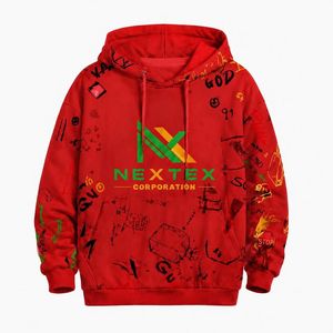 Sweat à capuche unisexe en molleton de coton avec impression intégrale de motifs, vente en gros - Product Image 1