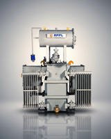 Transformateur de puissance triphasé immergé dans l'huile 1600 kVA 11 kV, bobinages en cuivre électrolytique, changeur de circuit, haute efficacité, pour réseau électrique