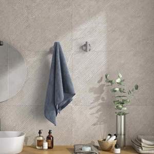 Porte-serviettes mural moderne pour salle de bain en acier inoxydable SUS 304 nickel brossé pour douche - Product Image 5