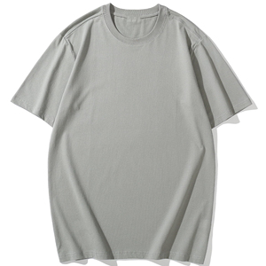 เสื้อยืดผู้ชายผ้าสปอร์ตคอกลมใส่สบาย ผลิตในปากีสถาน สไตล์ลำลองสีพื้นเรียบง่าย รับผลิตตามแบบ - Product Image 4