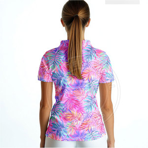 Polos de Golf Premium para Mujer, Transpirables, de Tela Elástica, Cómodos, Ropa de Alto Rendimiento, Estilo Elegante para el Campo - Product Image 3