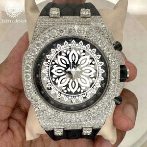 Reloj de Lujo Charm Jewels con Caja de Acero Inoxidable, Correa de Acero Inoxidable, Movimiento Mecánico Analógico, Esfera de 43 mm, Cronógrafo 10 - Product Image 1