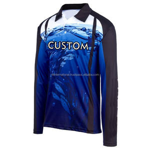 Camisetas Deportivas de Pesca de Manga Larga para Hombre, Transpirables, con Logotipo Personalizado, 100% Poliéster, Impresión por Serigrafía - Product Image 6