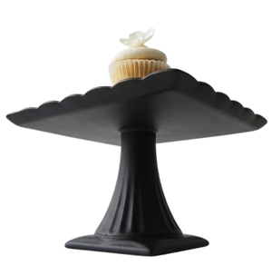 Support à fruits et desserts fait main pour table, le plus vendu, décoratif, noir, revêtement poudré, support à gâteau à un seul niveau, best-seller - Product Image 4