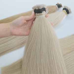 Extensiones de Cabello Humano al por Mayor, Color Rubio, Cabello Virgen Vietnamita de Alta Calidad, Sin Sintético, Producto de Belleza - Product Image 1