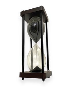 Reloj de Arena de Metal Vintage Hecho a Mano, Duradero, de 10 Pulgadas, Decoración de Mesa - Product Image 3