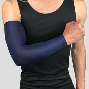 Manchons de bras rafraîchissants d'été anti-UV en polyester respirant pour le cyclisme en extérieur unisexe - Product Image 4