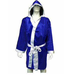 Bata de Boxeo de Satén Personalizada con Bordado y Sublimación para Noche de Combate, Gimnasio, Boxeo, Karate, Ropa de Salida - Product Image 2