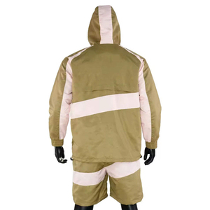 Customized High-quality Breathable Eco-Friendly Casual 2 Piece Sports Suit <b>Sunscreen</b> Jacket Shorts Baggy Embroidery Nylon Women - Product Image 4