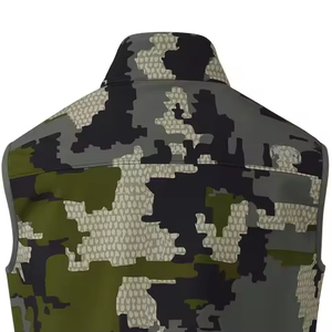 Gilet matelassé sans manches coupe-vent et imperméable à imprimé numérique camouflage, idéal pour le tir, la randonnée et la chasse – Nouvelle collection très demandée - Product Image 3