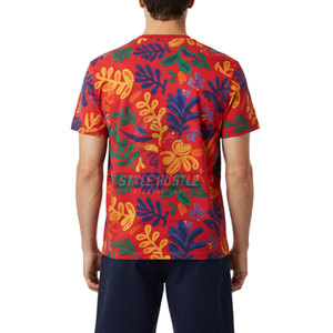 T-shirt léger en coton pour homme, 100 % coton, brodé, coupe ample, fabriqué en usine, imprimé - Product Image 4