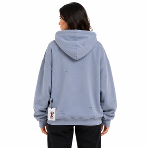 Popular Brand Name Women <b>Distressed</b> Hoodie Designed With <b>Top</b> Quality Material Trendy <b>Distressed</b> Look Comfortable Wear - Product Image 4