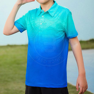 Chemises polo de golf pour jeunes, dernier design, pour garçons et filles, tissu tricoté confortable, pour les séances d'entraînement, les clubs sportifs, les activités du week-end - Product Image 6