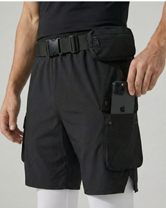 Pantalones Cortos Deportivos 2 en 1 Wida para Hombre, Leggings para Gimnasio, Entrenamiento, Correr, con Capa Interior de Compresión, Se Aceptan OEM y ODM - Product Image 5