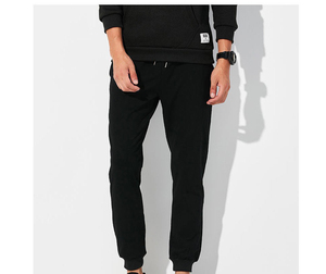 Pantalones Personalizados para Hombre con Logotipo, Algodón de Alta Calidad, Color Sólido, Estilo Casual con Cierre de Cordón, Pantalones Personalizados para Hombre - Product Image 4