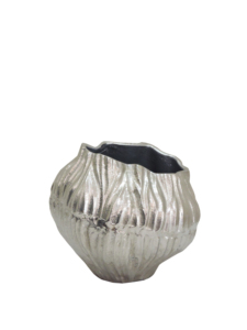 Artesign Modern Metal Flower <b>Vase</b> Hand-Crafted Eco-Friendly Lightweight Decorative Tabletop Vessel for Home Living Room - Product Image 1