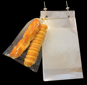 Bolsa de Plástico Transparente Personalizada de CPP/OPP con Fondo Plano para Pan Rebanado, Bolsa de Plástico LDPE para Hielo con Asa para Panadería - Product Image 6