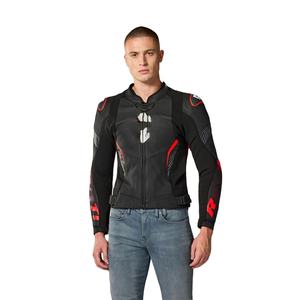 Combinaison de course de moto en cuir, coupe-vent, personnalisable, veste de moto pour homme - Tourisme et aventure - Product Image 1