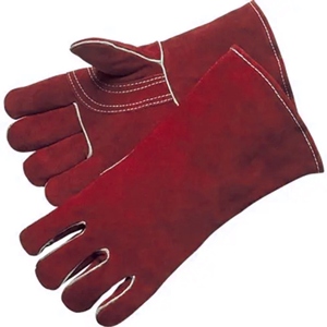 Gants de sécurité JNM SAFETY en cuir de vachette pleine fleur, souples et résistants, avec manchette de soudage antidérapante et résistante à la chaleur - Product Image 2