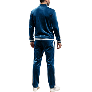 Survêtement en velours pour homme, décontracté, 100 % coton molletonné, style streetwear hiver, survêtement pour femme, coupe régulière, pantalon en velours à jambe large - Product Image 4