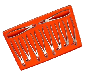 Nouveauté : Ensemble de 10 instruments chirurgicaux ergonomiques en acier inoxydable pour extraction dentaire - Product Image 4