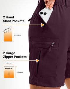 Nouveau style – Short cargo décontracté pour femme, taille mi-haute, séchage rapide, respirant, taille élastique, streetwear, idéal pour l'été - Product Image 3
