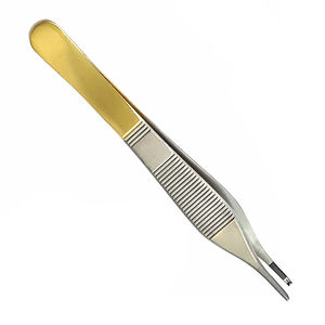 Pinzas Quirúrgicas Manuales de Alta Calidad para Tejidos, 4.75 Pulgadas, Rectas, 1x2 Dientes, Acero Inoxidable de Precisión, Estilo Adson, Certificación CE - Product Image 3