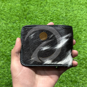 Premium Hair On Cowhide Leather <b>Wallet</b> Handmade Slim Bifold <b>Wallet</b> <b>Card</b> <b>Holder</b> Leather <b>Wallet</b> Minimal Everyday Carry - Product Image 1