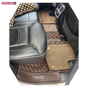 Wholesale ODM Nano Carbon Leather Car Mats Luxury <b>Accessories</b> for Cars Custom Car Floor Mats Mercedes Benz GLE-Class Full Set - Product Image 2