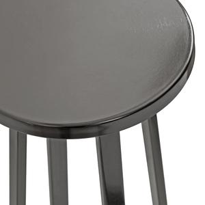 Mesa de Centro Contemporánea Cromada con Base Cónica Abierta y Tapa Redonda, Soporte Compacto para un Toque Elegante en Salas de Estar y Bares Modernos - Product Image 5