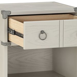 Comodino con finitura grigia Orchest - Product Image 4