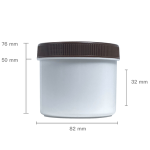 Bocaux en plastique PP à large ouverture de 250g avec bouchon à vis pour noix et épices, vente en gros, pour aliments, collations, bonbons, emballage cylindrique pour crème cosmétique - Product Image 6