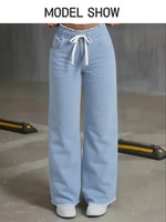 Jeans Casuales de Mezclilla para Mujer, Cintura Alta, Estampado de Leopardo y Paisley, Transpirables, Estilo Vintage, Superventas