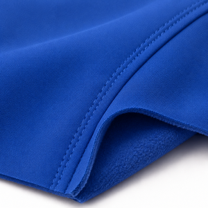 Chaqueta Softshell Azul para Hombre, Cierre Frontal, Resistente al Viento, Informal, para Otoño, Corte Regular, Color Sólido, Poliéster, Último Diseño - Product Image 6