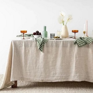 Wholesale handmade cotton linen Customizable solid color <b>tablecloth</b> <b>Wedding</b> hotel home decoration Customizable <b>Tablecloth</b> - Product Image 3