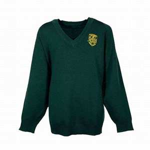 Suéter escolar clásico para niños en tejido de lana para uniformes de otoño e invierno, cómodo para usar en capas y práctico para el uso diario. - Product Image 1