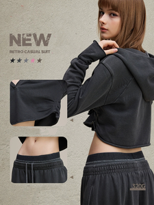 ชุดเซ็ต 2 ชิ้นสำหรับผู้หญิง ฤดูใบไม้ผลิ/ฤดูร้อน แบบลำลอง คอทรงโอ แขนสั้น กางเกงขายาว ผ้าถัก โพลีเอสเตอร์/คอตตอน ระบายอากาศได้ดี แห้งเร็ว - Product Image 2