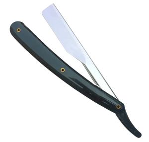 Navajas de afeitar de hoja afilada de acero inoxidable con mango de color rosa clásico para peluquero y uso doméstico - Product Image 4